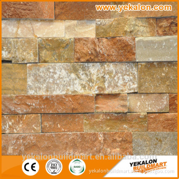 Slate Stone Stacked Culture Stone,High Quality Culture Stone,Exterior Cladding Rusty Cultural Slate Stone For Wall Decorate